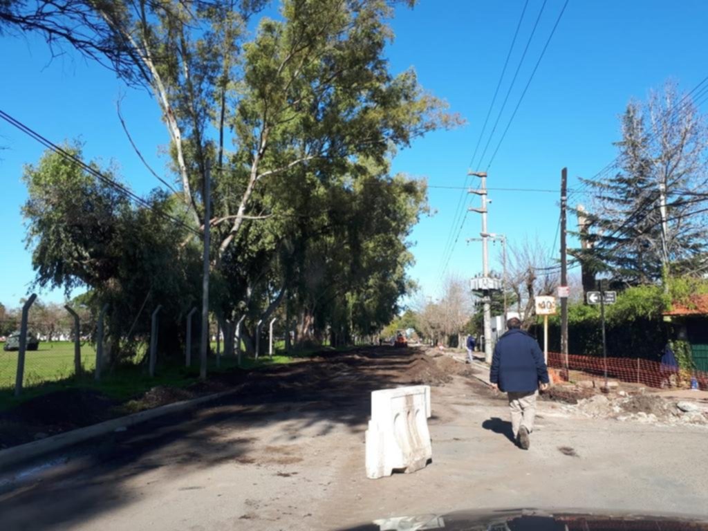 Avanzan las obras en la neurálgica calle Güemes