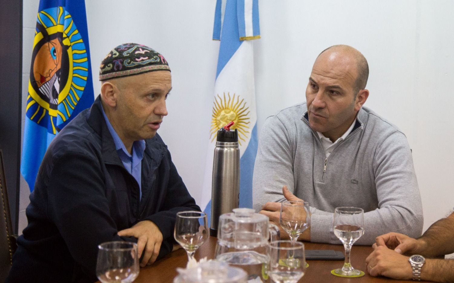 Molina y Bergman cordaron fortalecer la gestión integral de residuos 