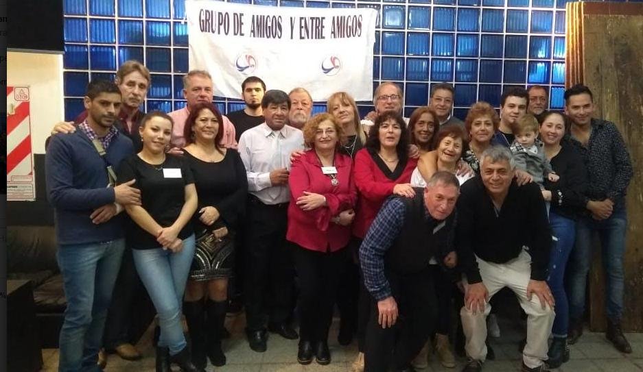 Reunión en el Club Árabe de Berisso