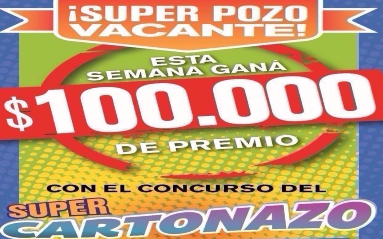 Controlá El Cartonazo, podés ganar $100.000