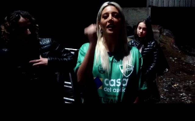 Problemas para Sol Pérez que quedó en medio de una pelea entre barrabravas