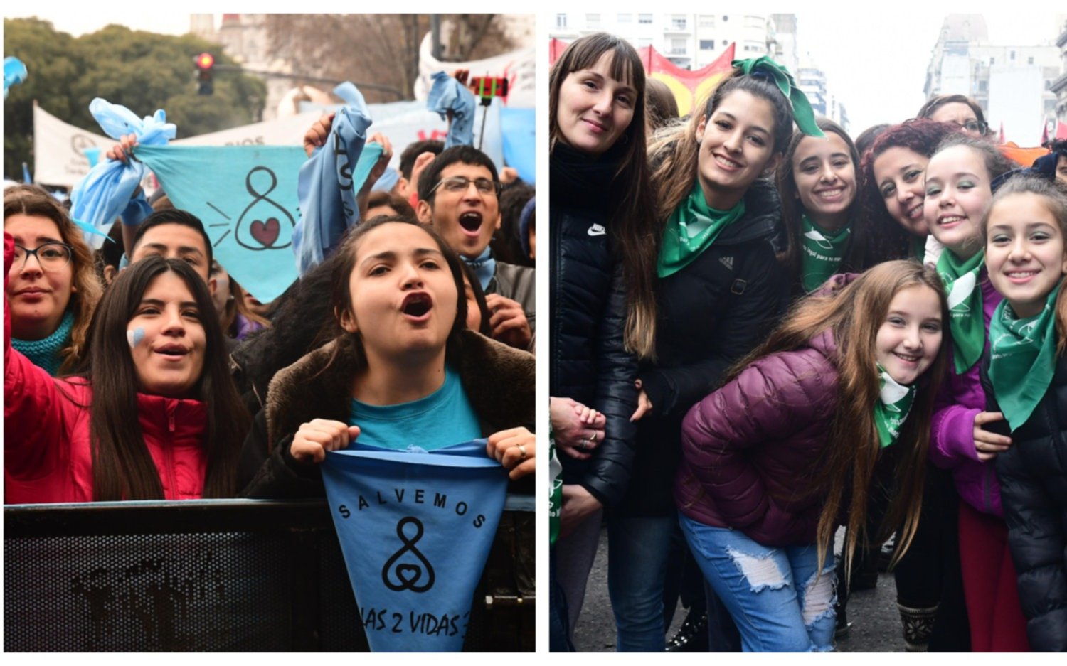 EN FOTOS: Así se vivió la votación en las inmediaciones del Congreso