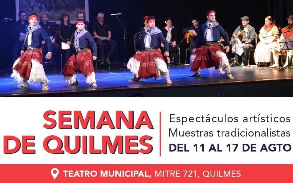 Actividades por aniversario de Quilmes en Teatro Municipal