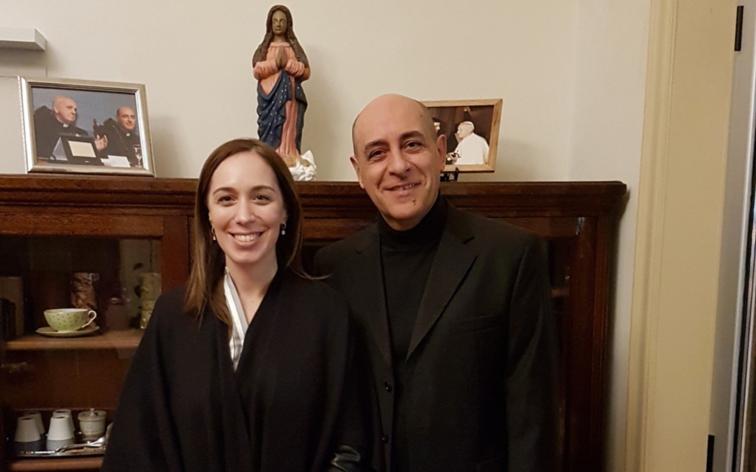 Vidal mantuvo una nueva reunión con el Arzobispo de La Plata