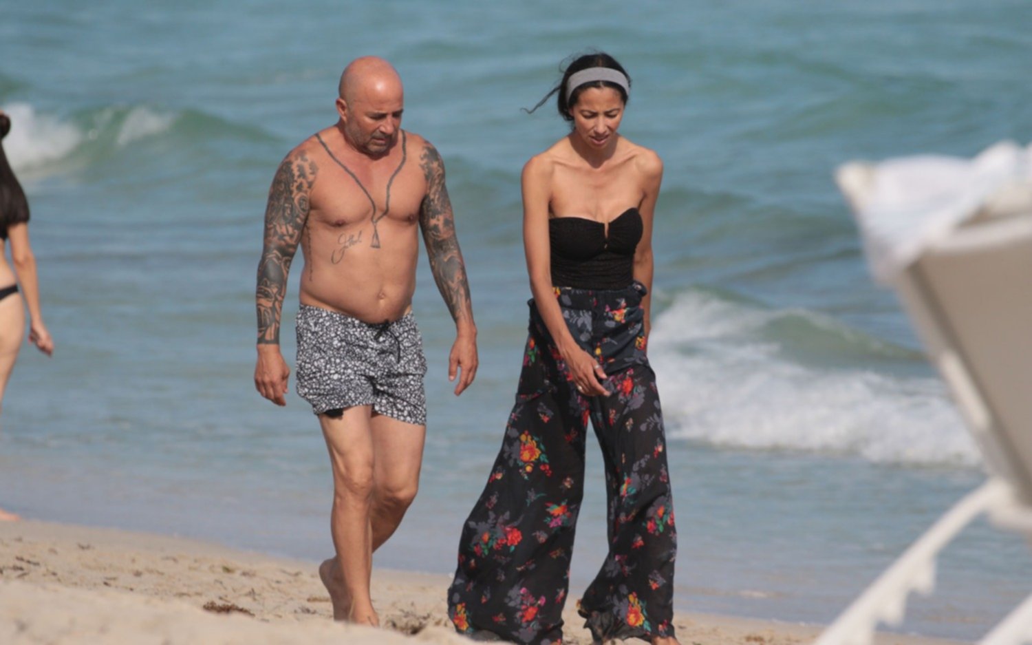 Sampa eligió las playas de Miami para recuperarse del golpe mundialista