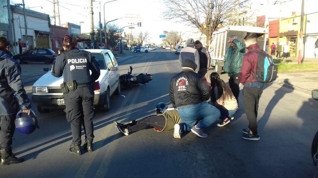 Una jornada llena de accidentes en la Ciudad, que sumó cuatro heridos en varias localidades