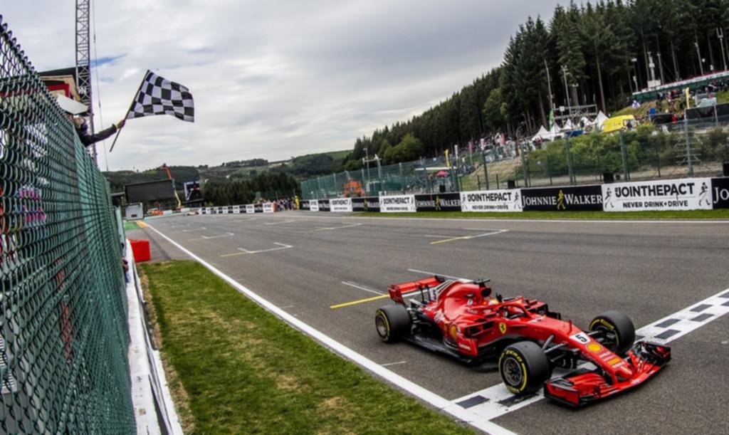Vettel ganó en Bélgica y le puso un poco de emoción al campeonato