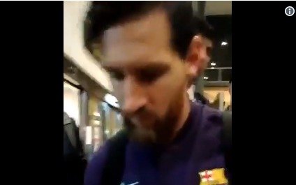 Una hincha de Central insultó a Messi en un aeropuerto y el video se hizo viral