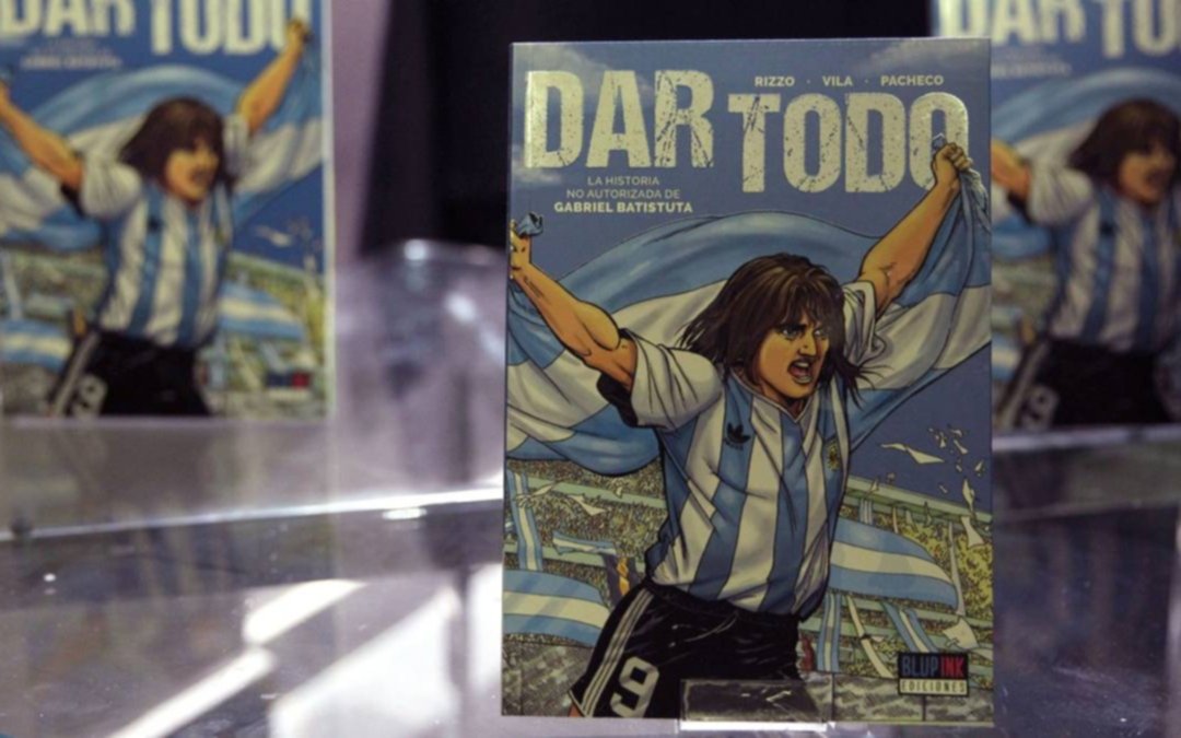La carrera futbolística del "Bati", se convirtió en un comic