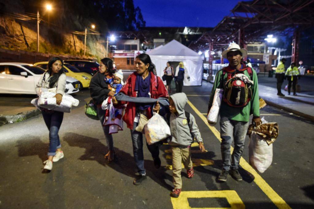 La crisis migratoria, según Maduro, es una “noticia falsa”