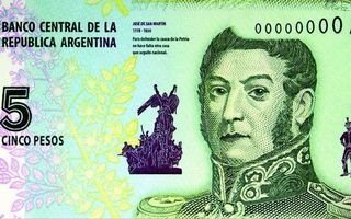 Hasta la vista, San Martín: ya canjean los billetes de $5, que salen de circulación