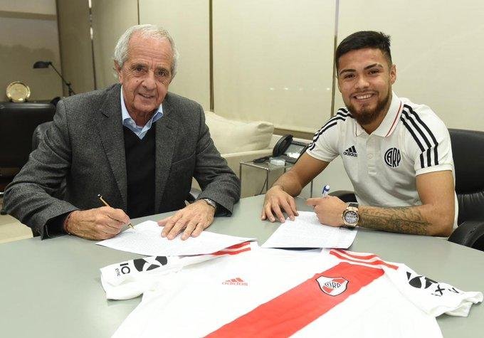 Se sumó el chileno Paulo Díaz al Millo y Gallardo sonrió