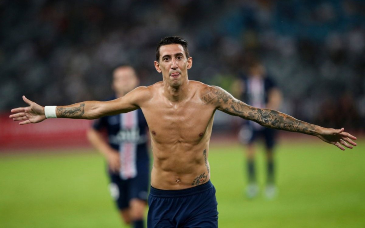 Con gol de Di María, París Saint Germain ganó la Supercopa francesa en China
