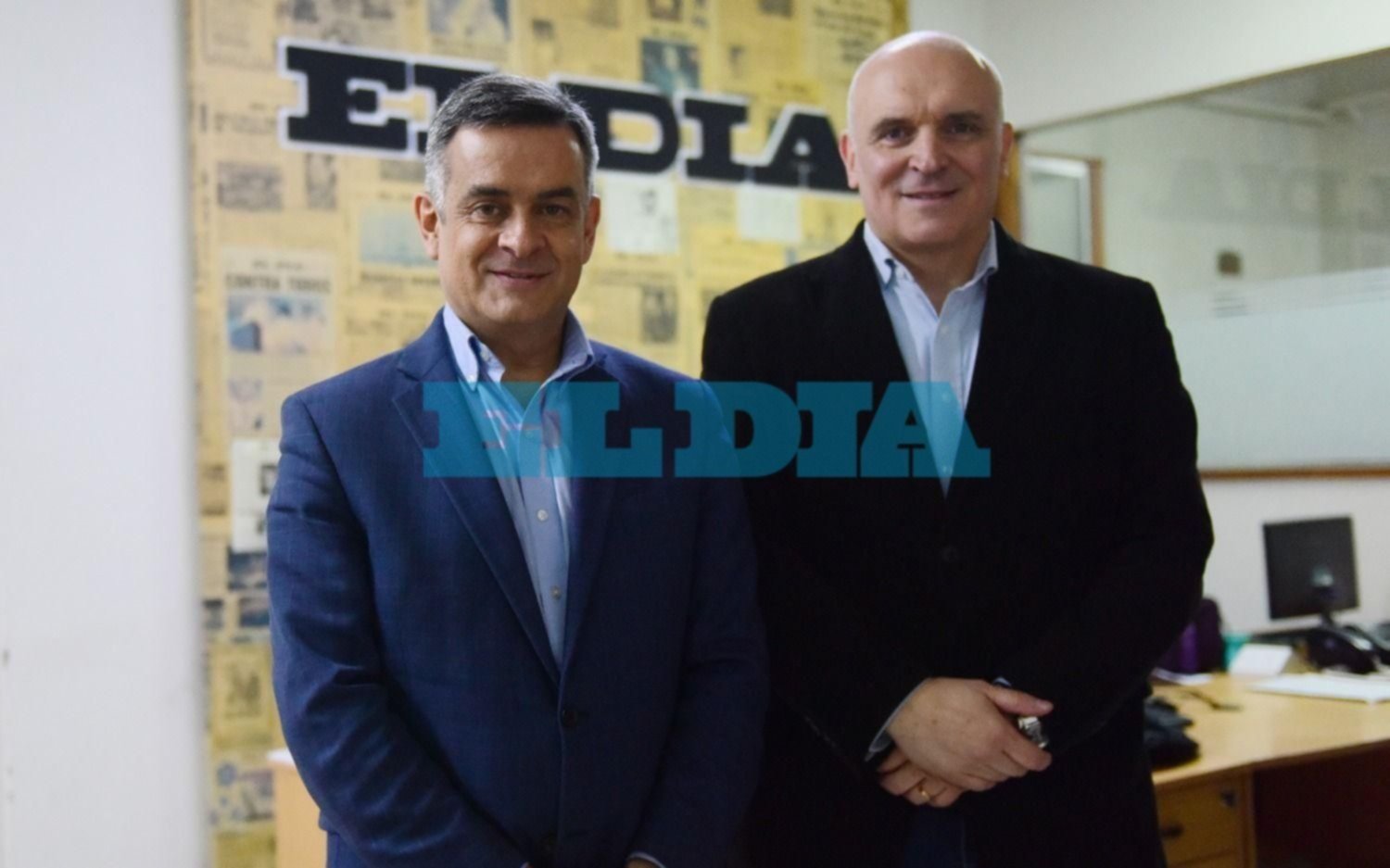  Espert y Rosales visitaron la redacción del diario EL DÍA antes de las PASO