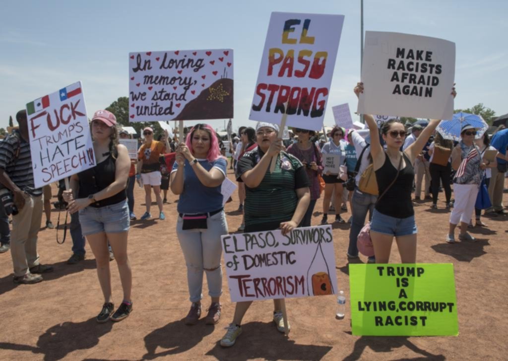 Trump no la pasó bien en los estados de las masacres
