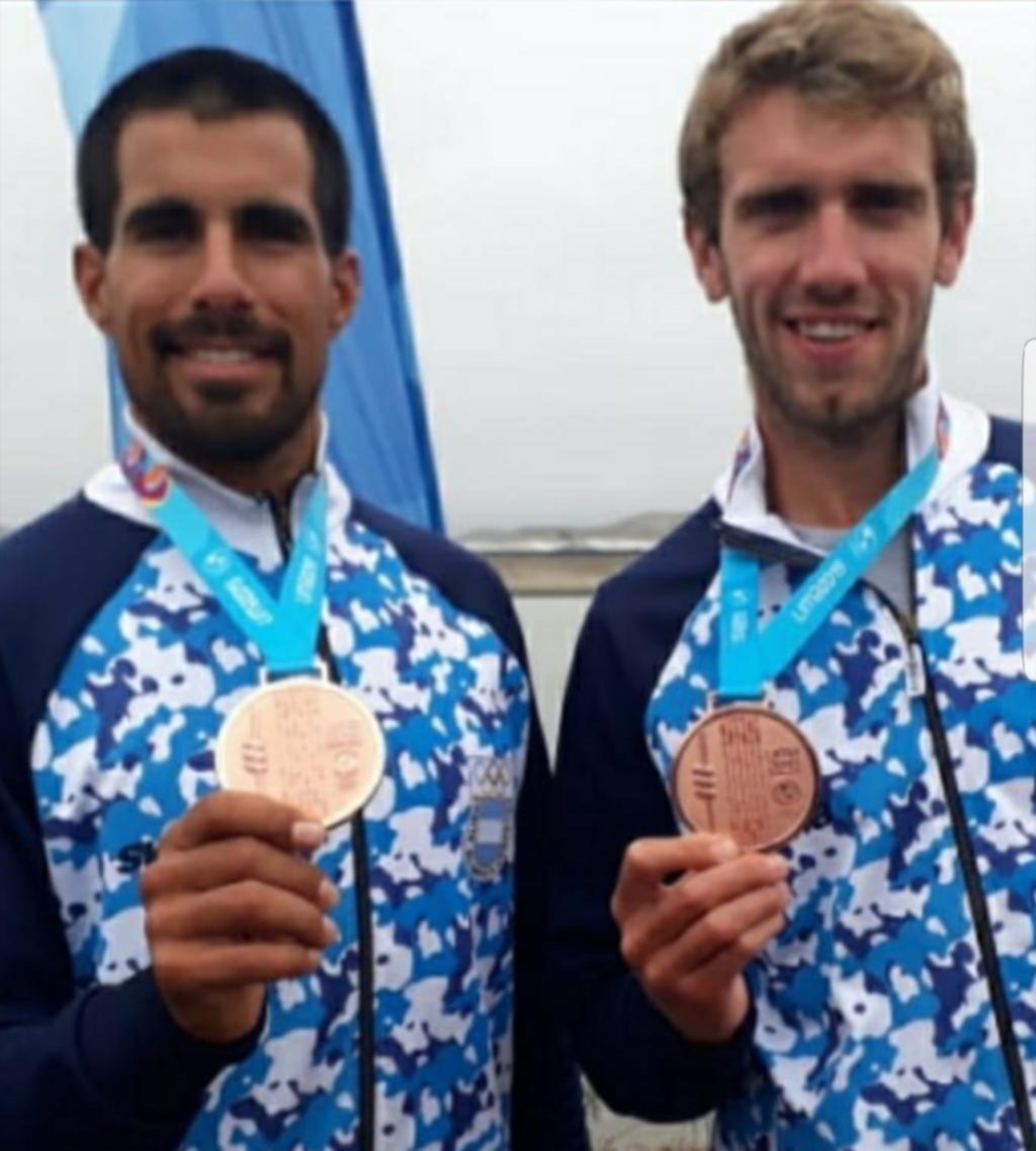 De la mano del ensenadense Díaz, Argentina sumó un nuevo bronce en dos remos largos