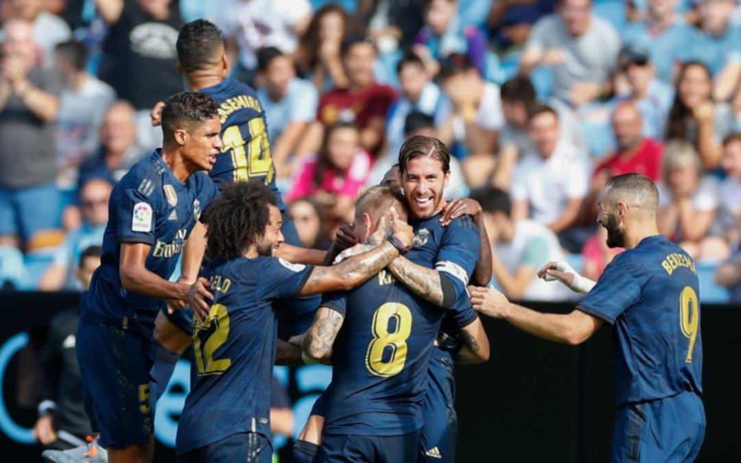 Real Madrid comenzó la Liga con una victoria sobre Celta en Vigo