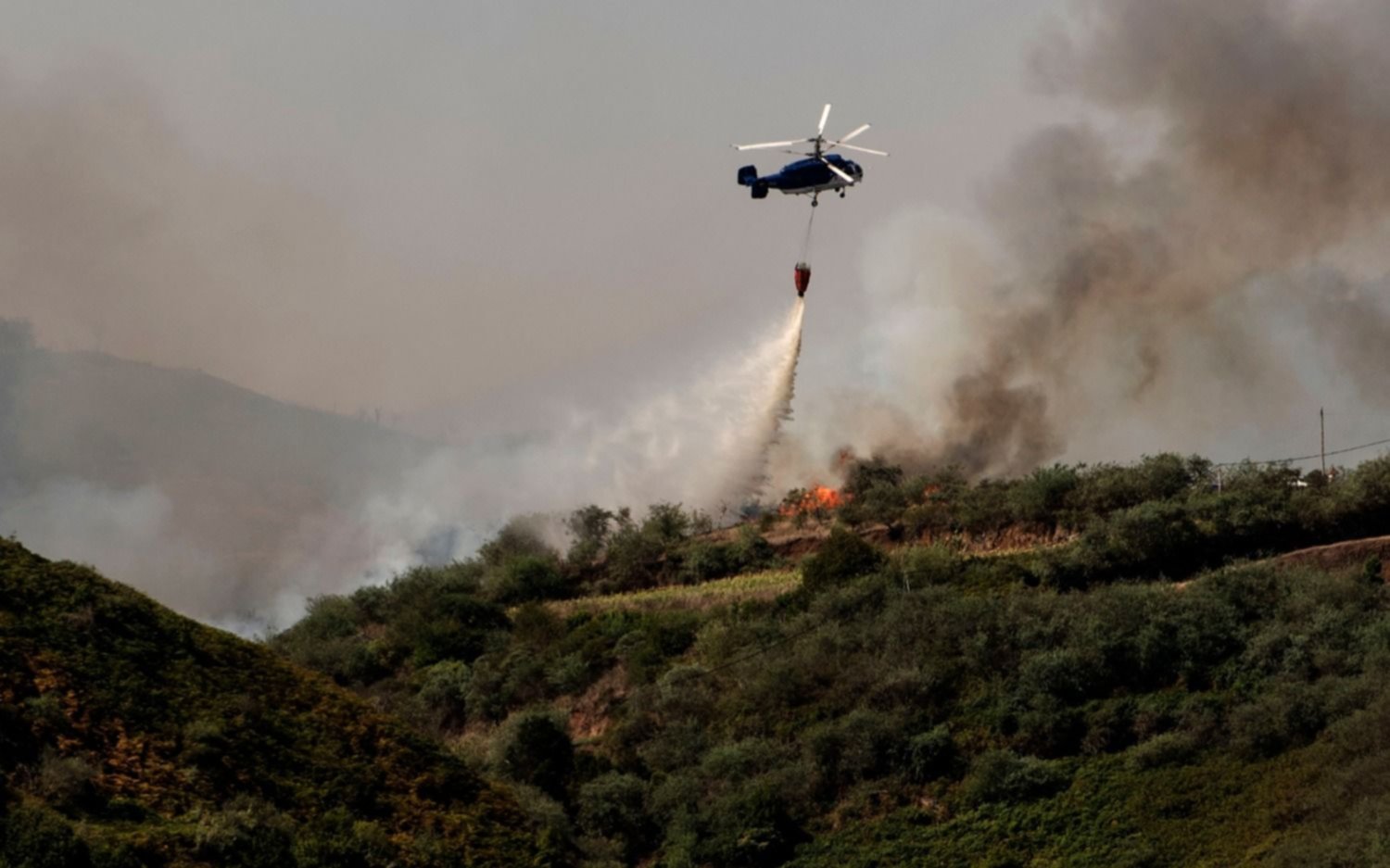 Incendio "sin precedentes" en la Gran Canaria: 6.000 hectáreas quemadas y 9.000 evacuados