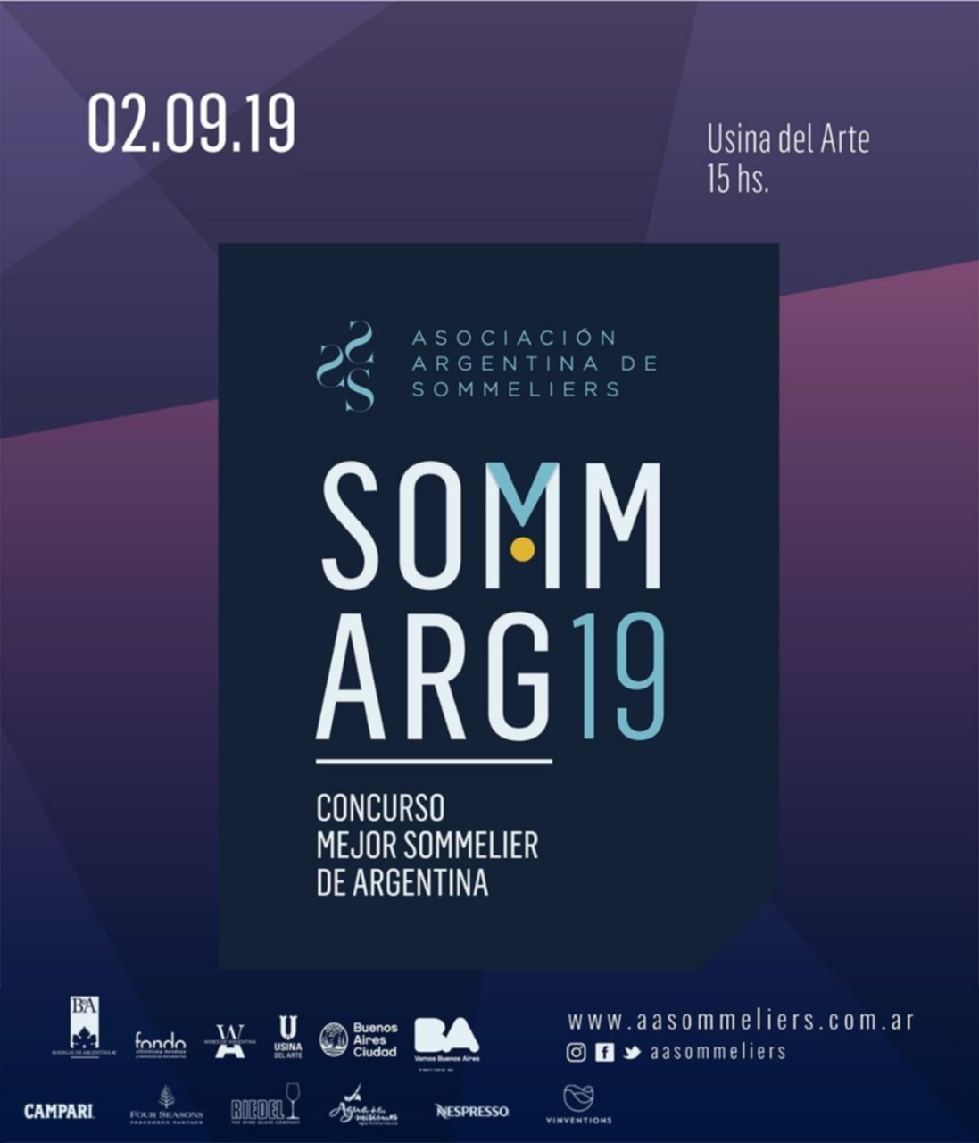Llega el concurso Mejor Sommelier de Argentina 2019