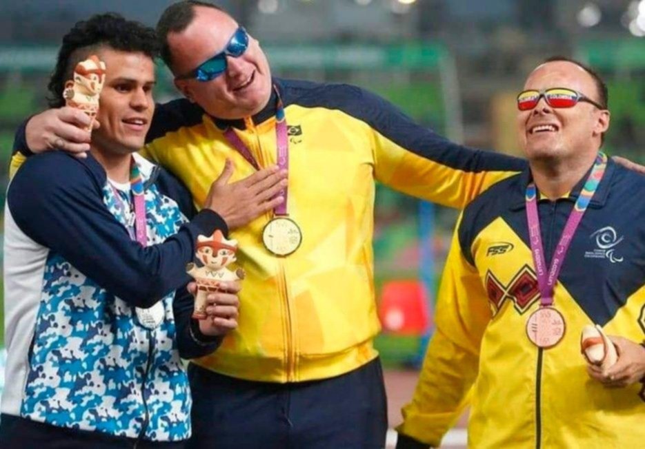 El platense Ortíz obtuvo dos medallas plateadas en los Parapanamericanos