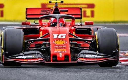 Lecrerc marcó el camino en Bélgica