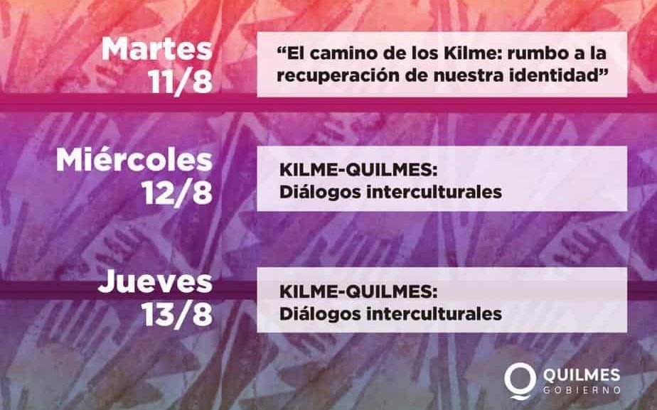 Charlas en el marco del 354° Aniversario de Quilmes