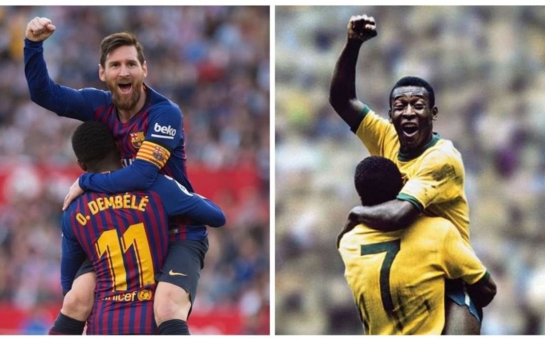 Un récord histórico que tiene Pelé hace 50 años amenazado por Messi