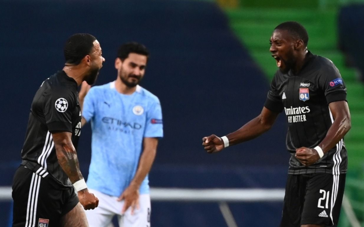 Otro batacazo en Champions: Lyon eliminó al City de Pep y se metió en la semi