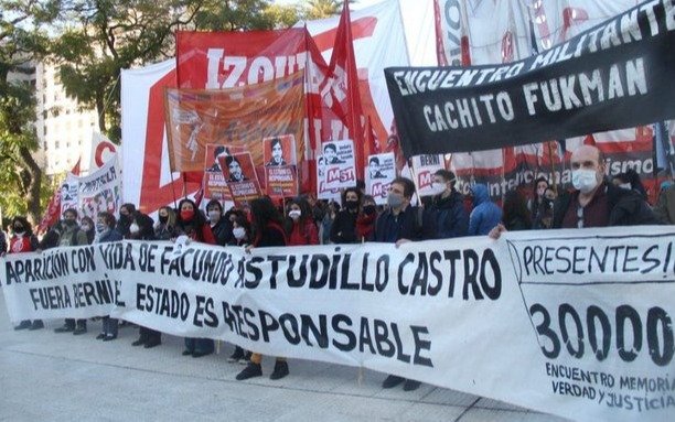 Organizaciones sociales y políticas marcharon por Facundo Astudillo Castro