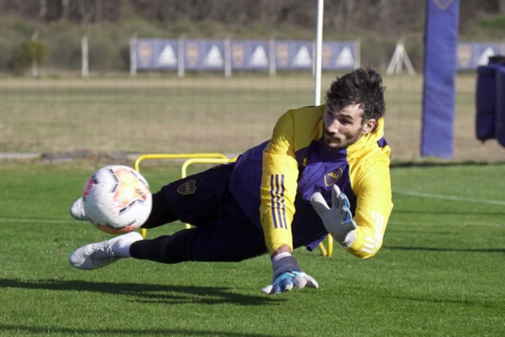 Javier García firmó con Boca y trabajó por primera vez