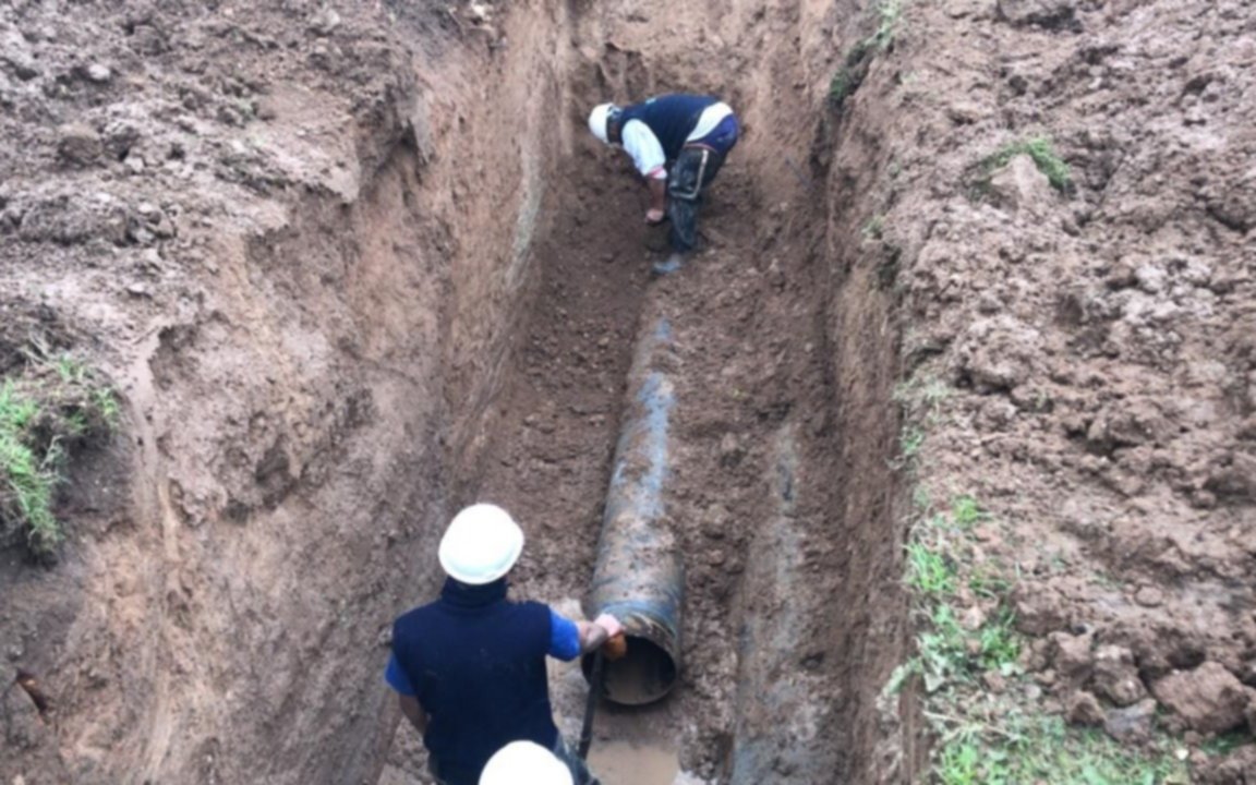 Advierten que podría faltar agua en el norte de la Ciudad por reparaciones en un acueducto
