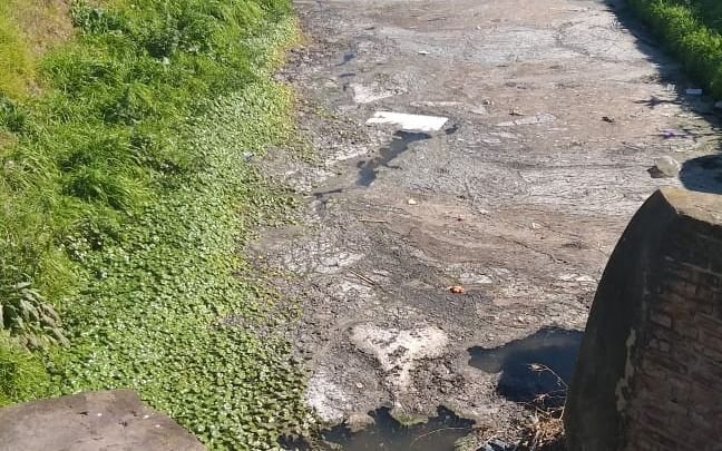Quejas por el mal olor de un arroyo en 8 y 84