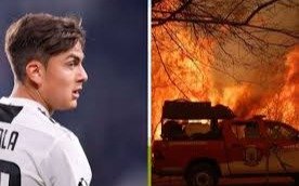 Dybala y un sentido mensaje por los incendios en su Provincia