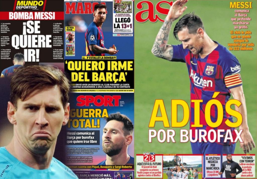 Cansado de los destratos, Messi avisó que quiere irse del Barça