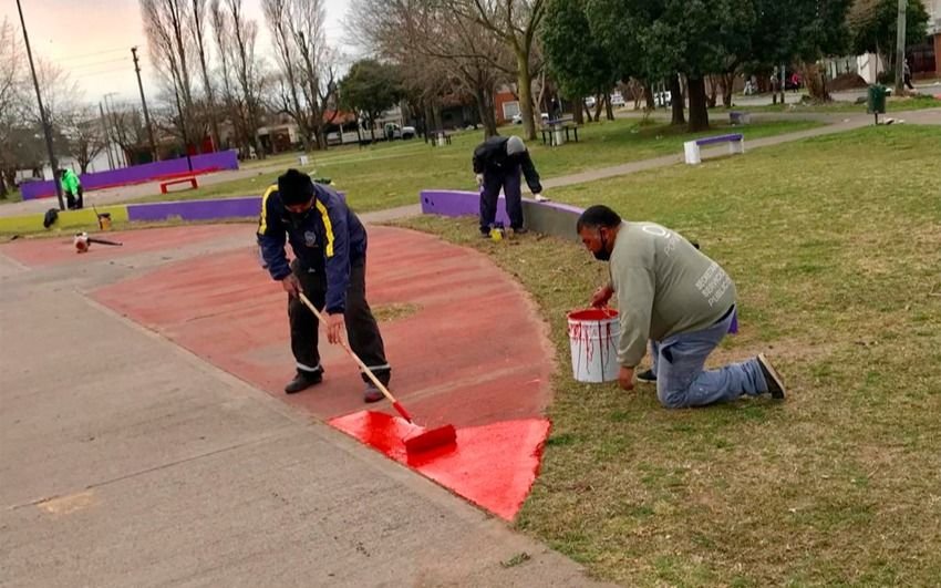 Operativos integrales de limpieza en distintos barrios