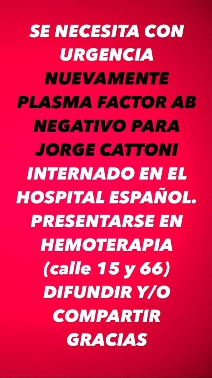 Una familia platense busca plasma de paciente recuperado de COVID-19