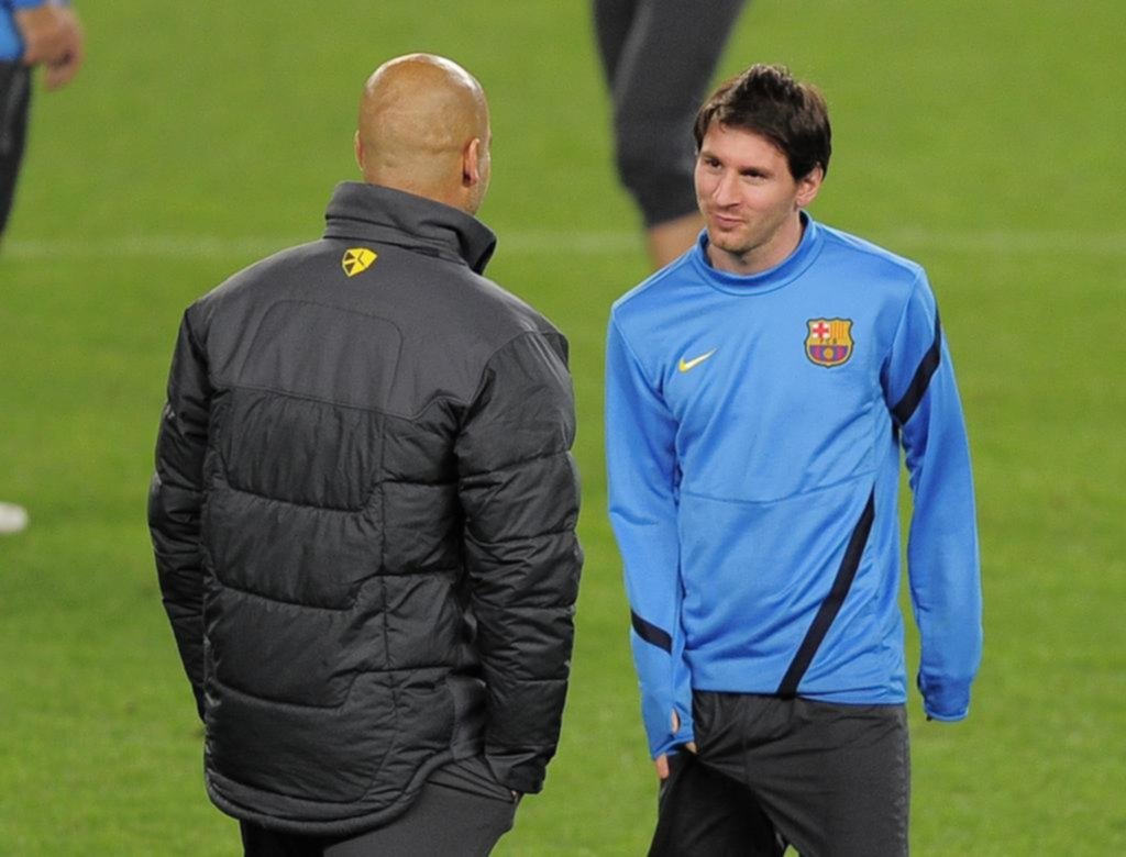 En el Manchester City volverían a encontrarse Messi y Pep, el DT que mejor lo hizo rendir