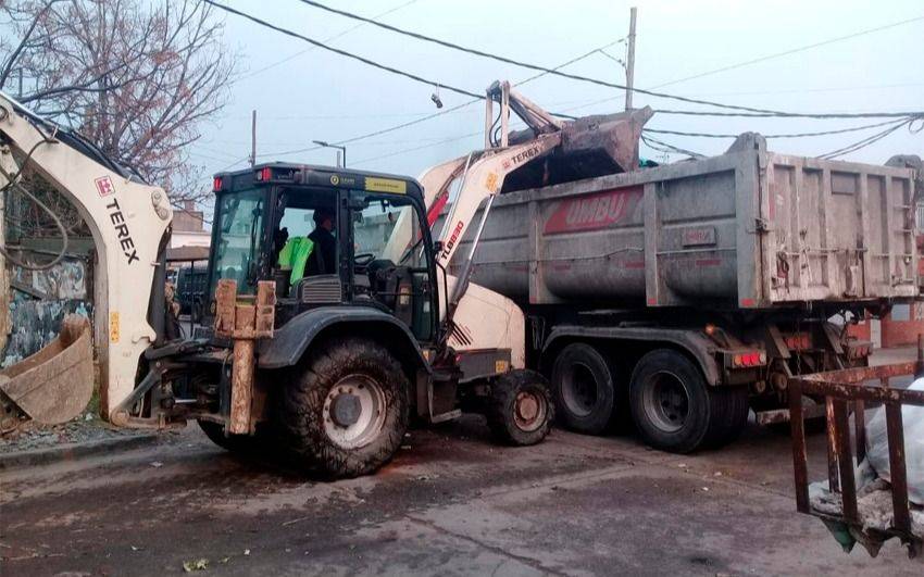 Limpieza y mantenimiento del espacio público en Quilmes