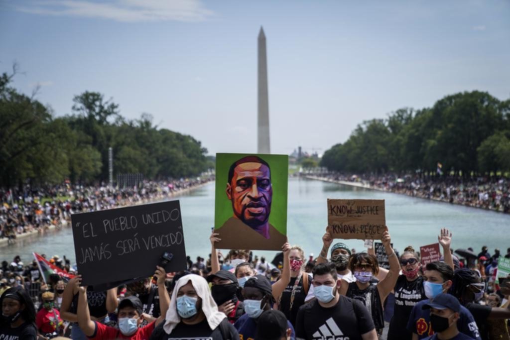 Un masivo pedido de justicia y el “sueño” de Luther King