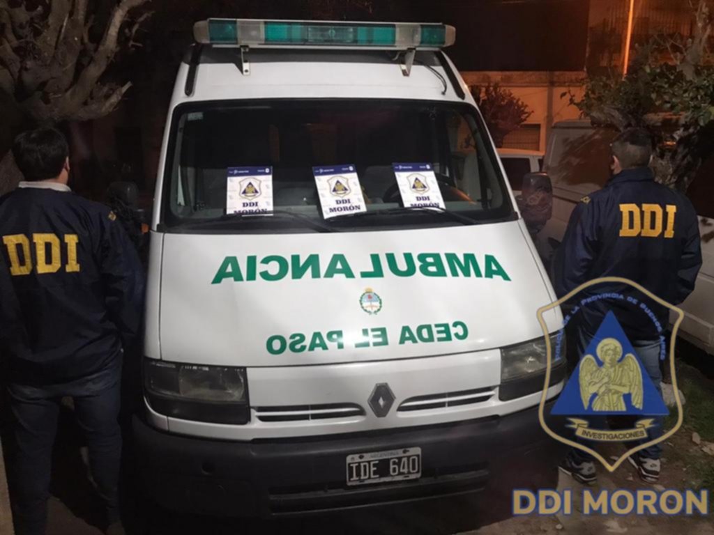 Tenían una “narco ambulancia” para distribuir cocaína que luego vendían al menudeo