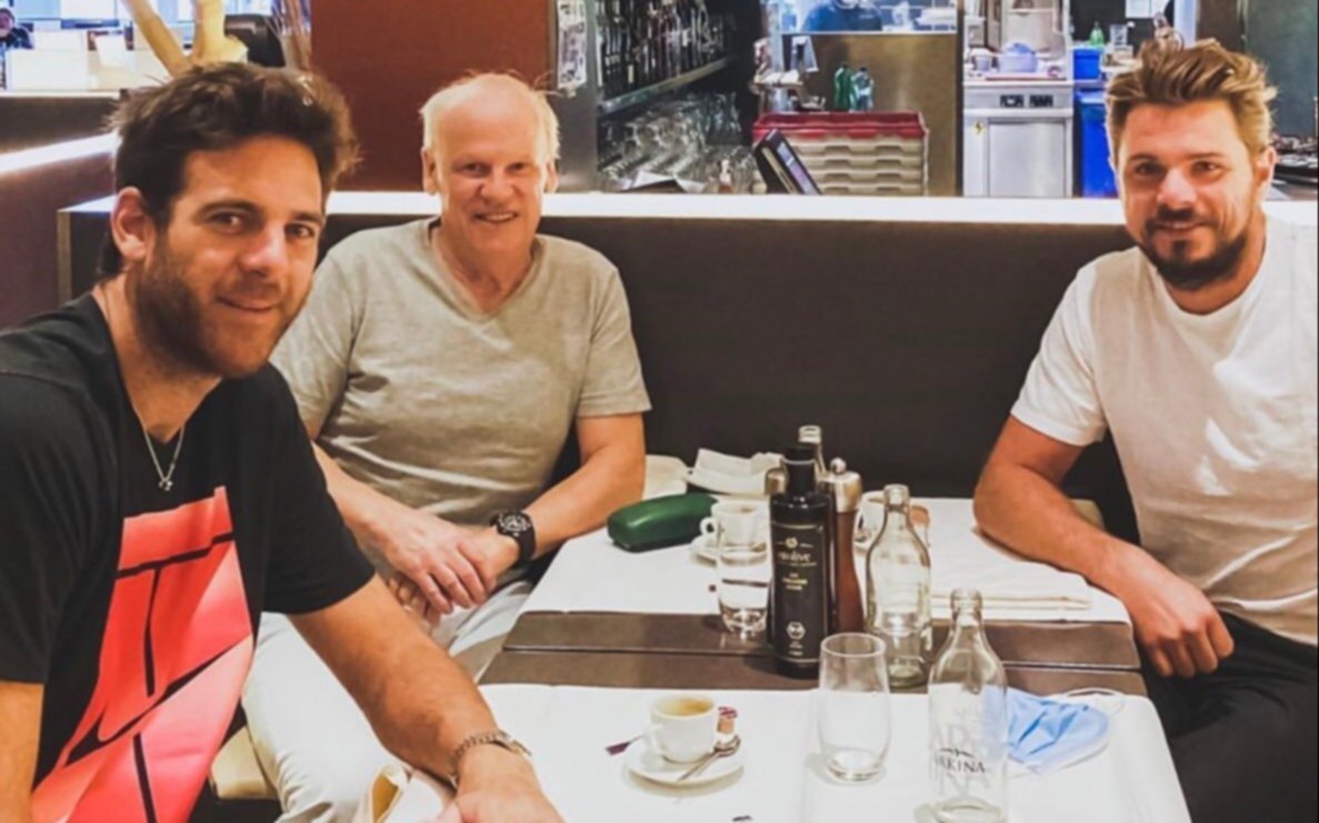 En medio de la rehabilitación, Del Potro recibió visitas