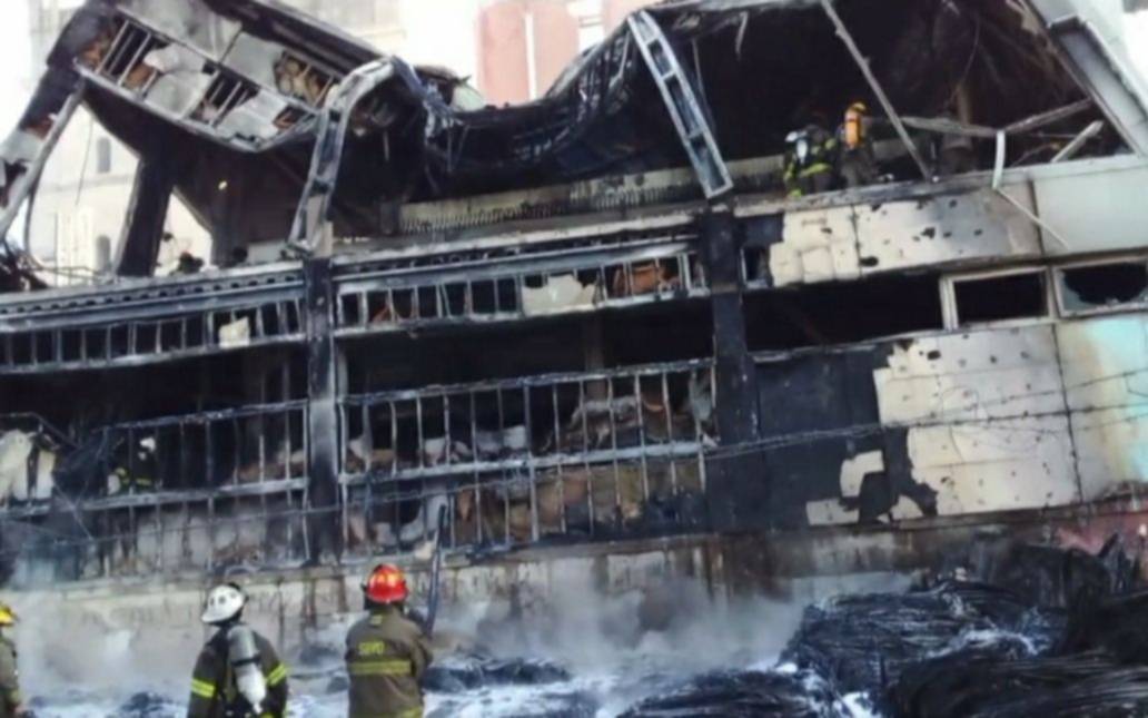 Gran incendio en la Cervecería Quilmes sin victimas ni heridos