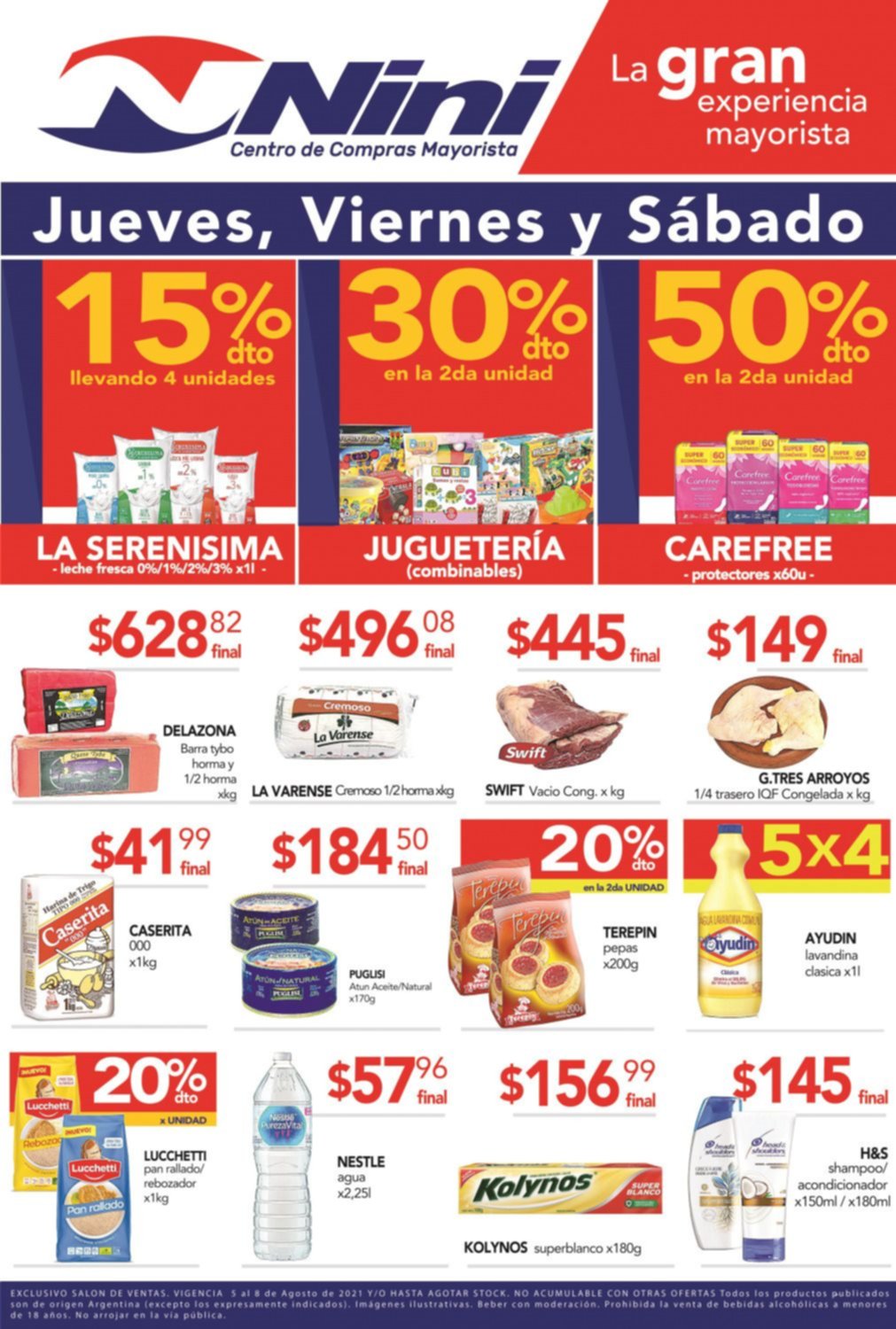 Aprovechá a comprar al mejor precio mayorista y con 15% de descuento
