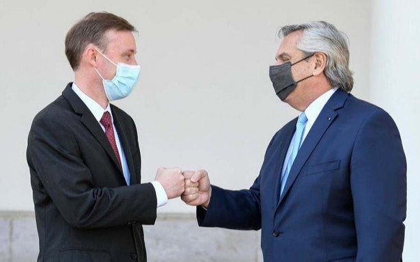 El Presidente recibió a Sullivan, asesor de Seguridad Nacional de EEUU