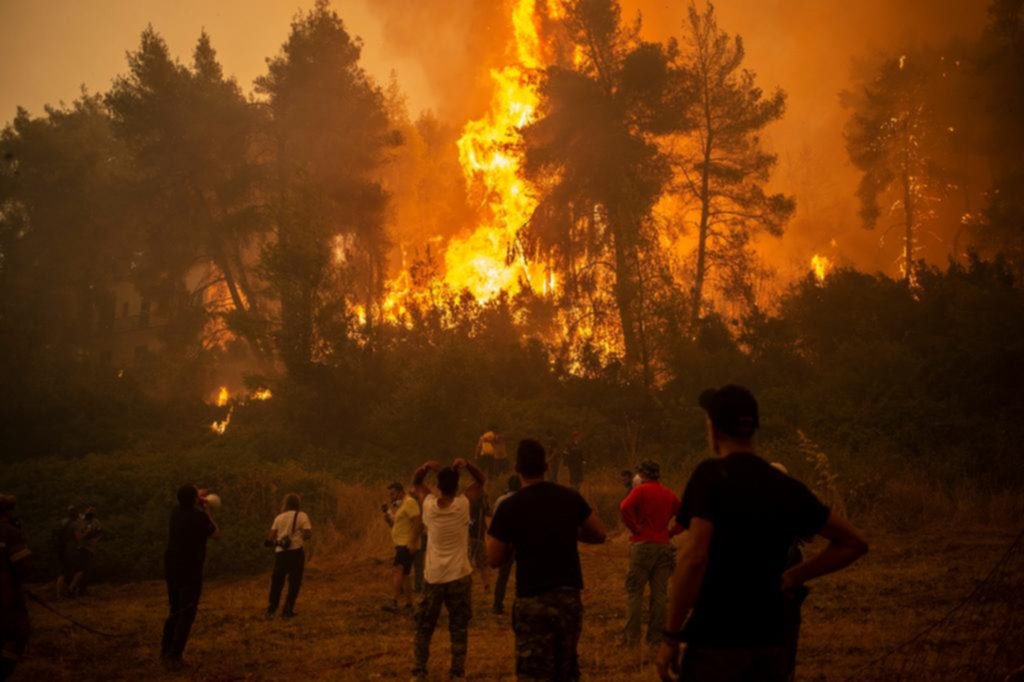 California y Grecia, en jaque por los incendios forestales