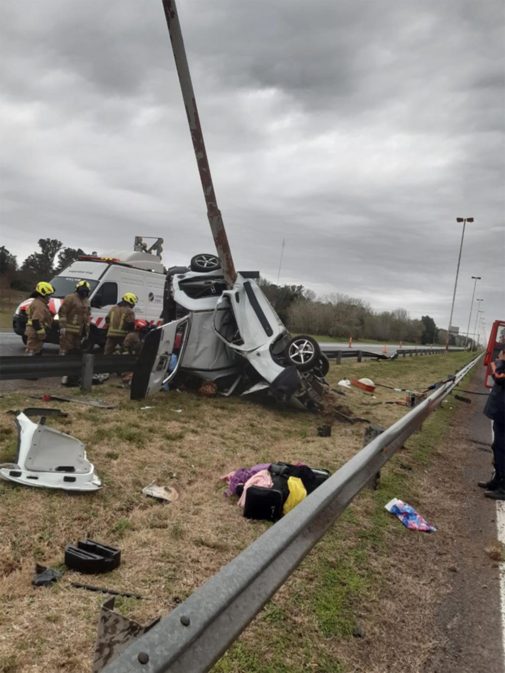Incidente vial con 4 muertos en la autopista Ezeiza-Cañuelas