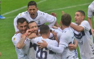 Alemán embocó un pleno y Gimnasia festejó sobre la hora