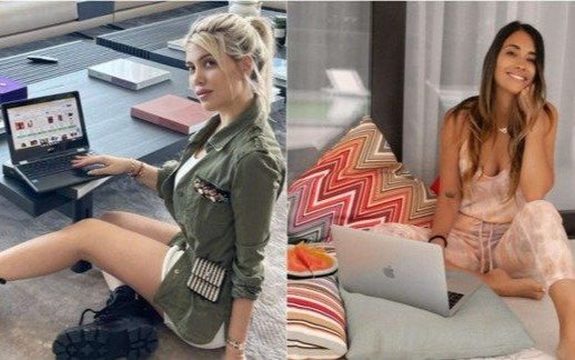 ¡Arde París! Las primeras reacciones de Wanda Nara por la llegada de Antonella y Messi