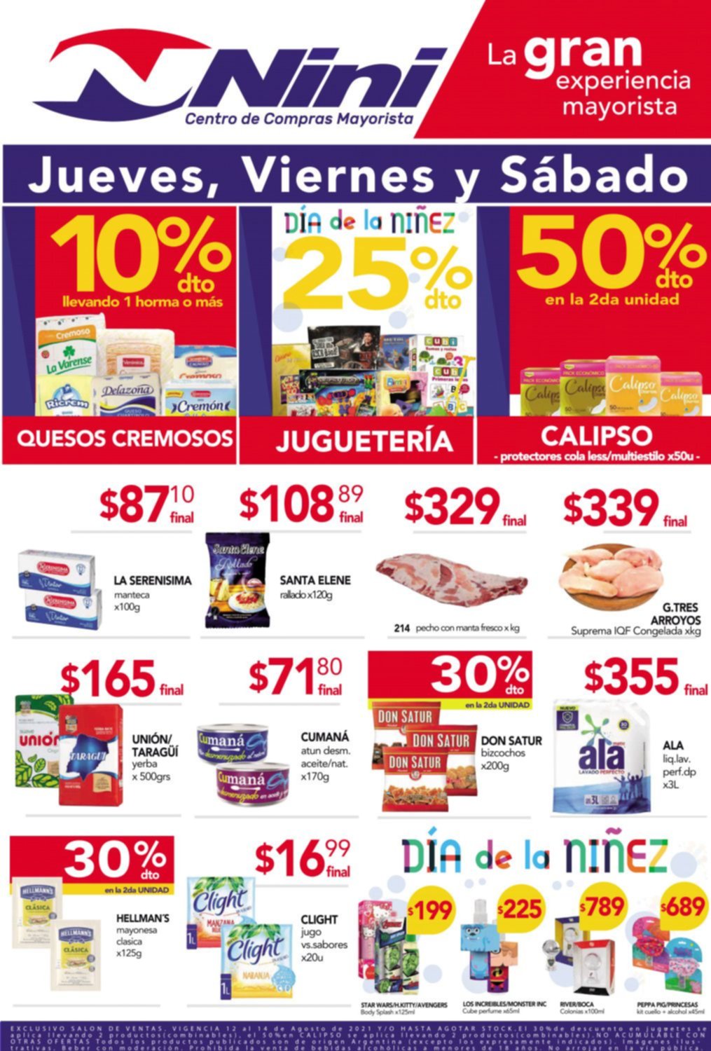Aprovechá a comprar al mejor precio mayorista y con 15% de descuento