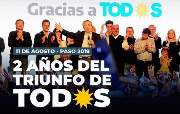 Polémica por un afiche del PJ en el que no está Cristina